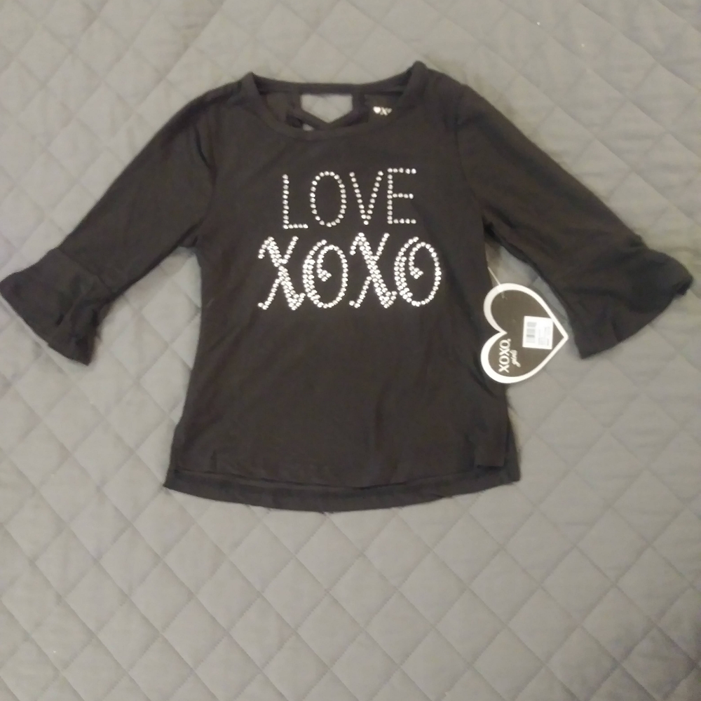 Black Love XOXO Kids Shirt